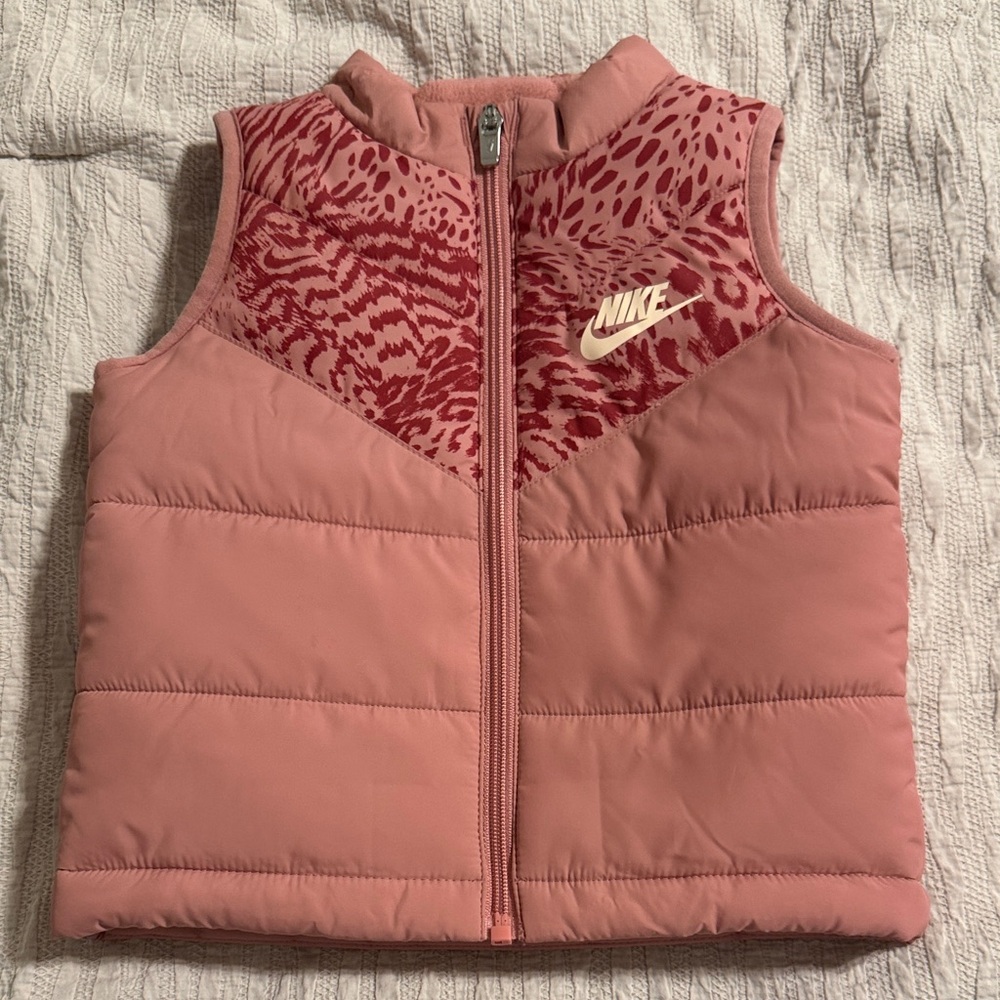 Nike Kids Pink Animal Print Vest
